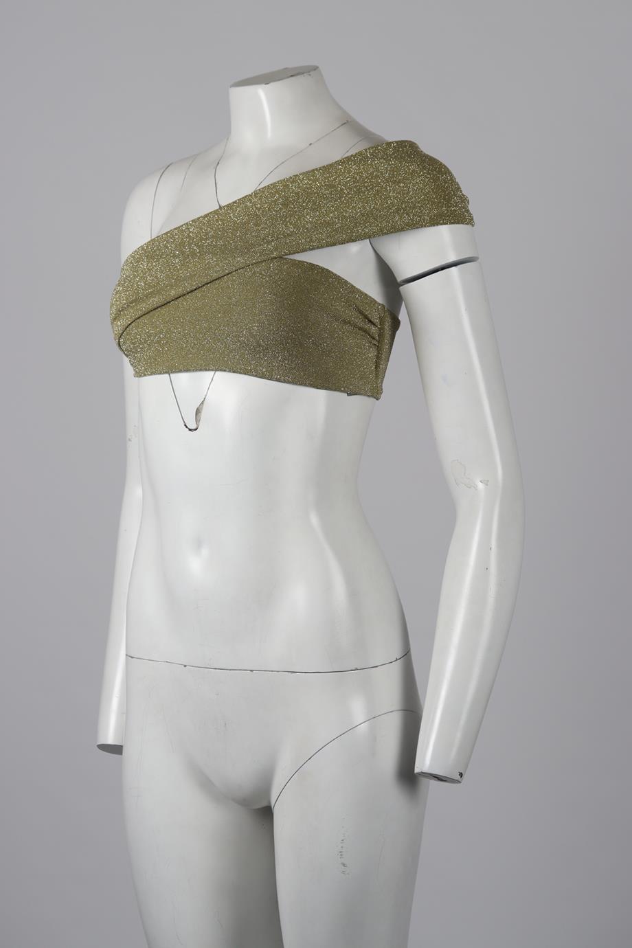 BAOBAB ONE SHOULDER STRETCH BIKINI TOP MEDIUM