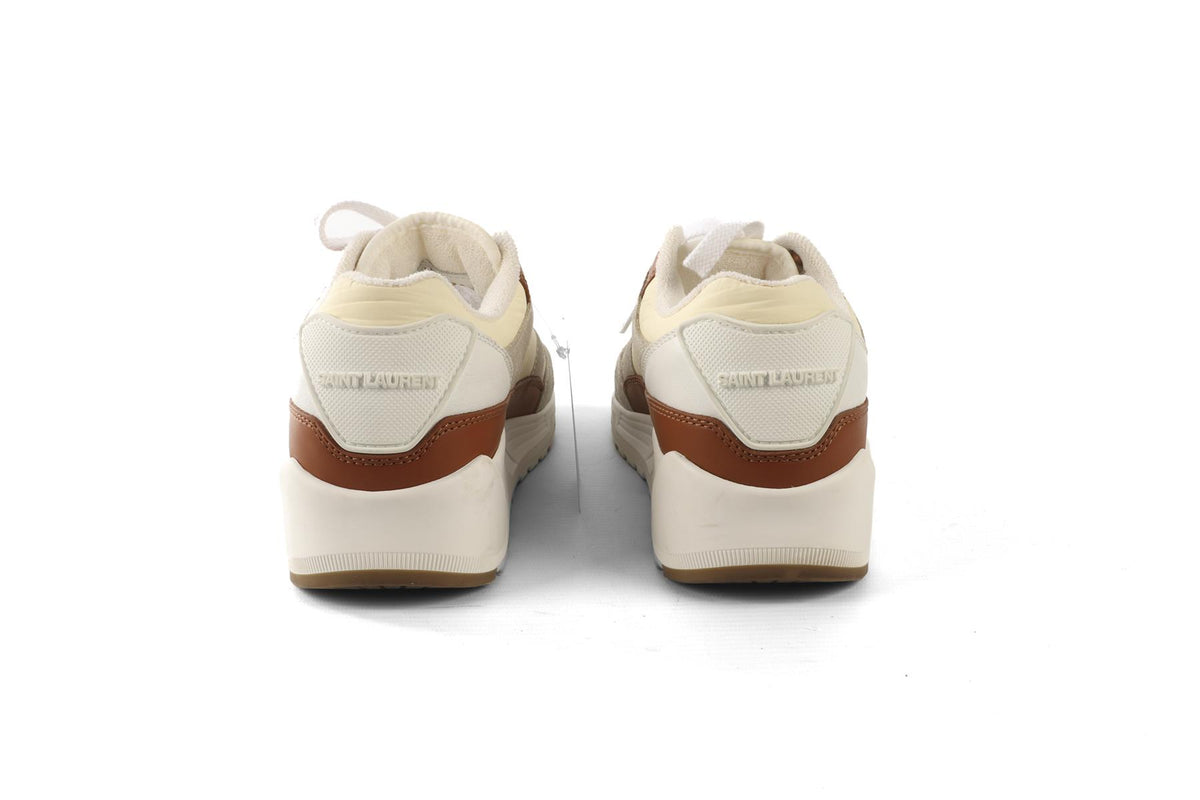 SAINT LAURENT CREAM SUEDE SNEAKERS EU 39 UK 6 US 9