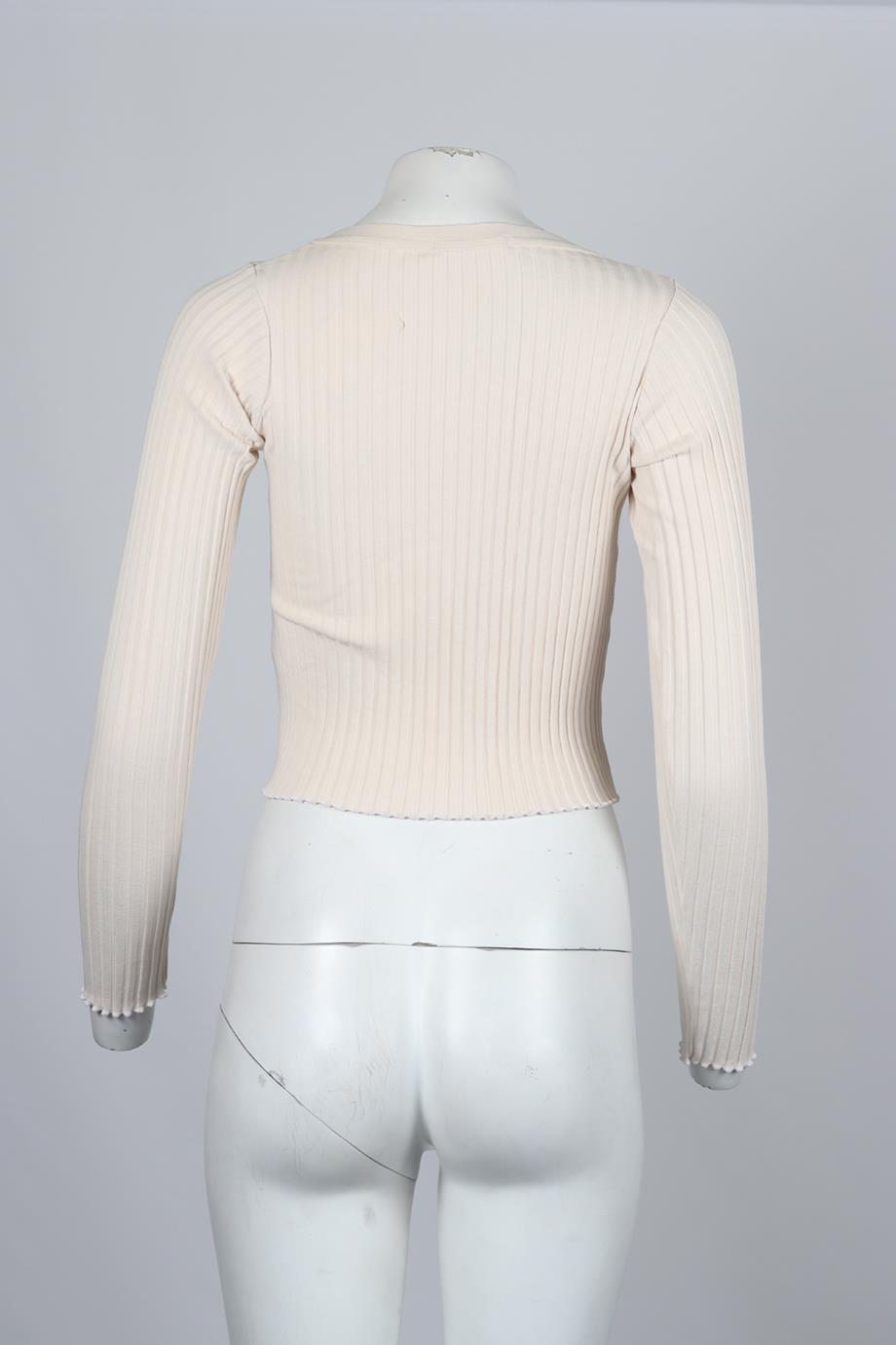 JOHN ELLIOTT COTTON BLEND CARDIGAN SMALL