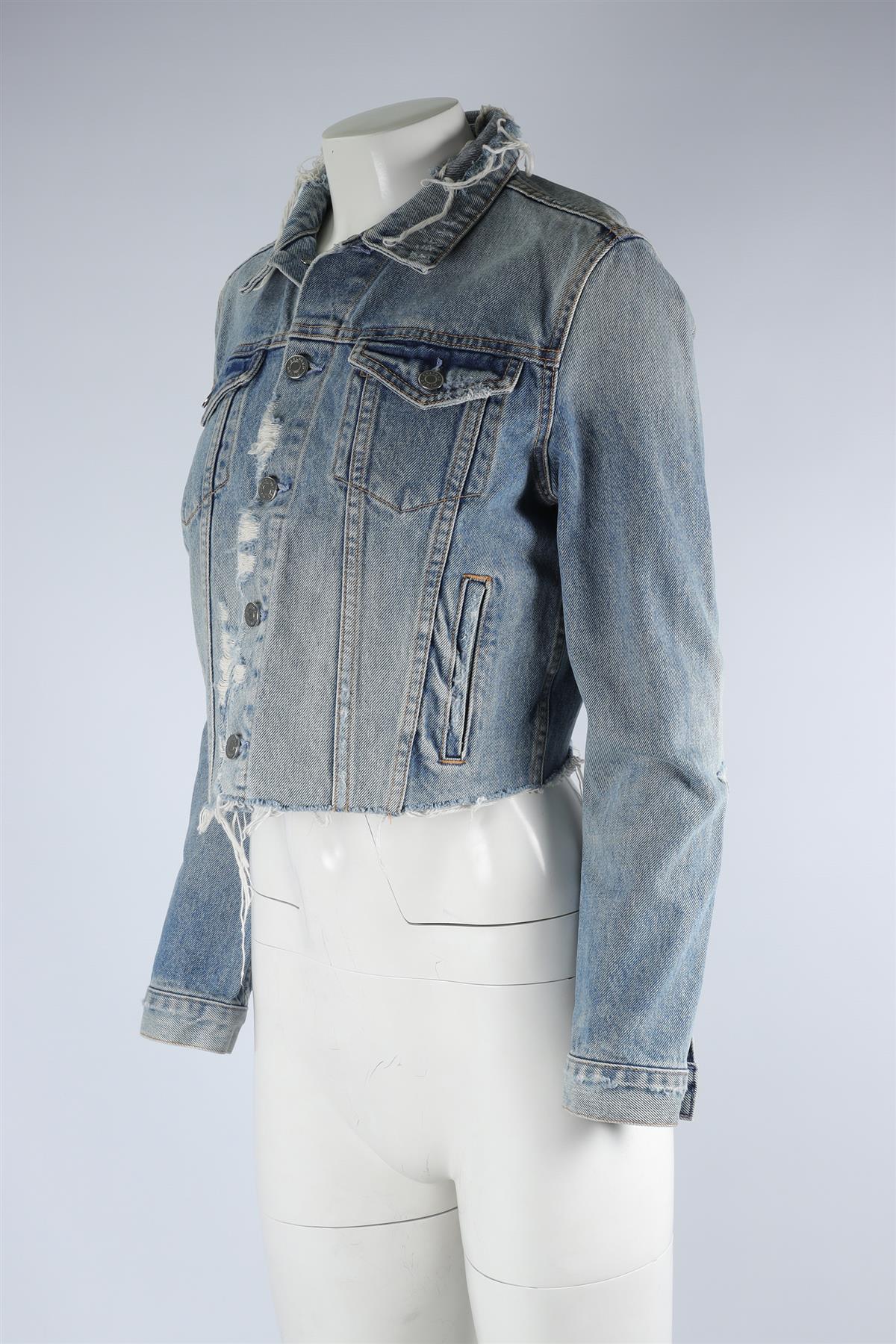 GRLFRND BLUE DENIM JACKET SMALL