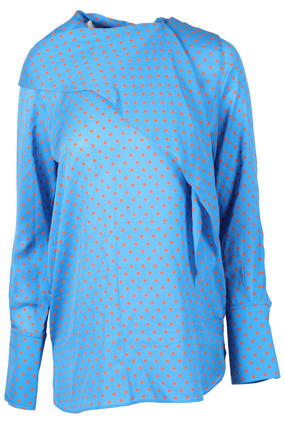 JOSEPH BLUE SILK TOP FR 36 UK 8