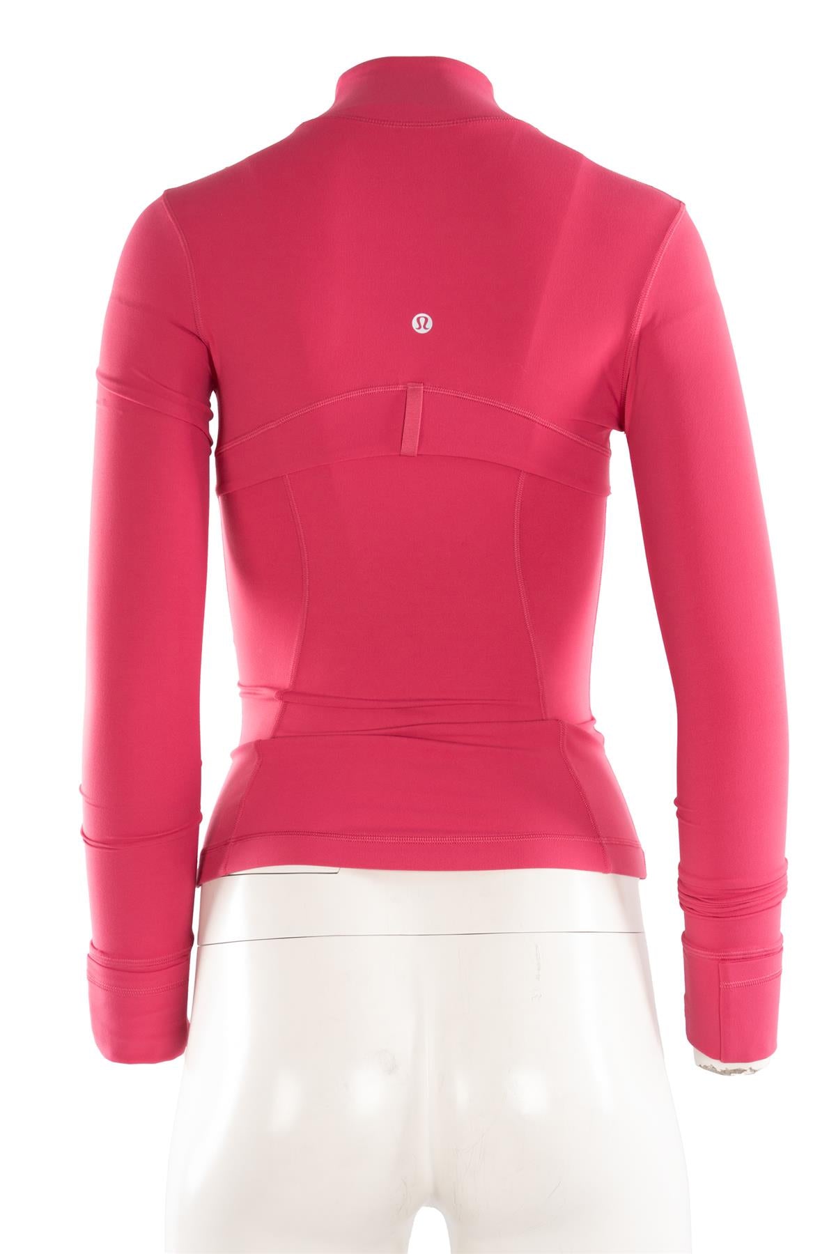 LULULEMON PINK JERSEY JACKET US 0 UK 4