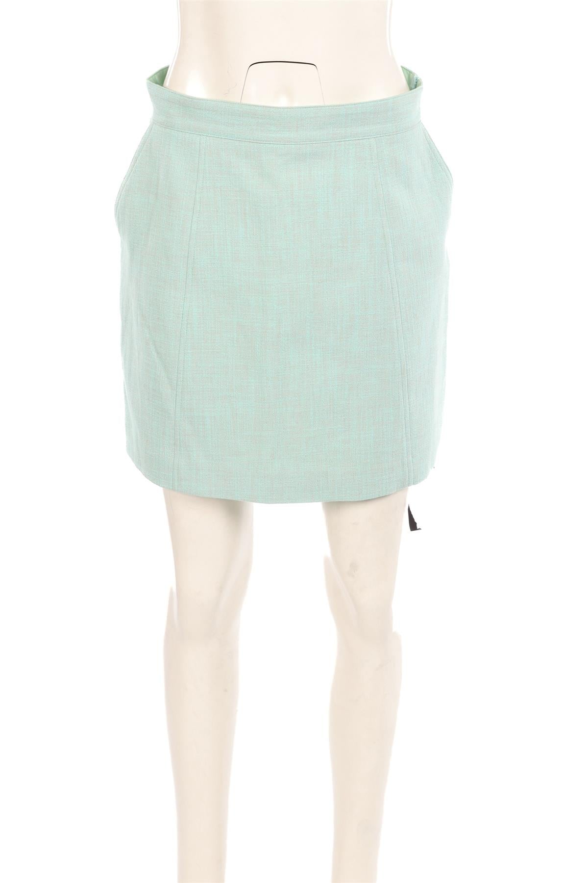 SEE BY CHLOÉ BLUE COTTON MINI SKIRT FR 40 UK 8
