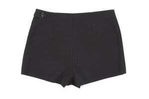 MOSCHINO BLACK WOVEN SHORTS IT 40 UK 8