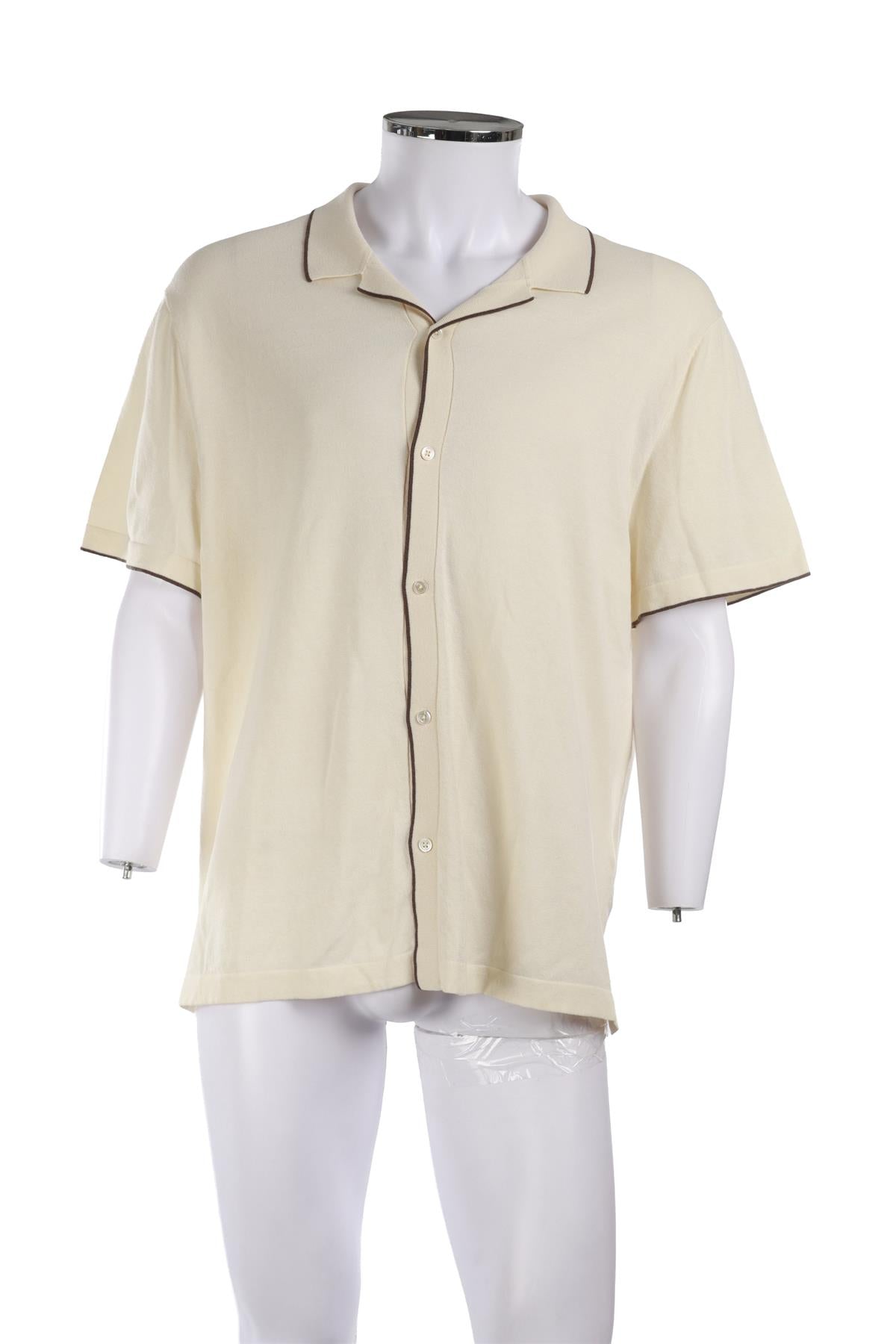 JAMES PERSE CREAM COTTON TOP LARGE