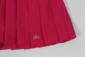 ALO YOGA PINK TENNIS SKIRT XSMALL