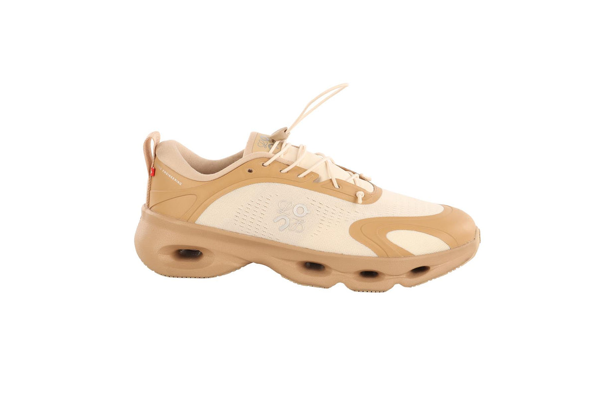 LOEWE + ON TAN CLOUD MESH SNEAKERS EU 38 UK 5