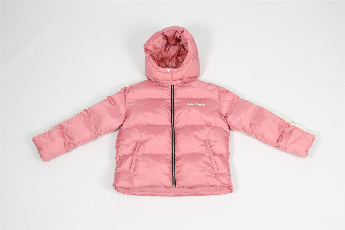 PALM ANGELS PINK KIDS GIRLS PADDED JACKET 10 YEARS