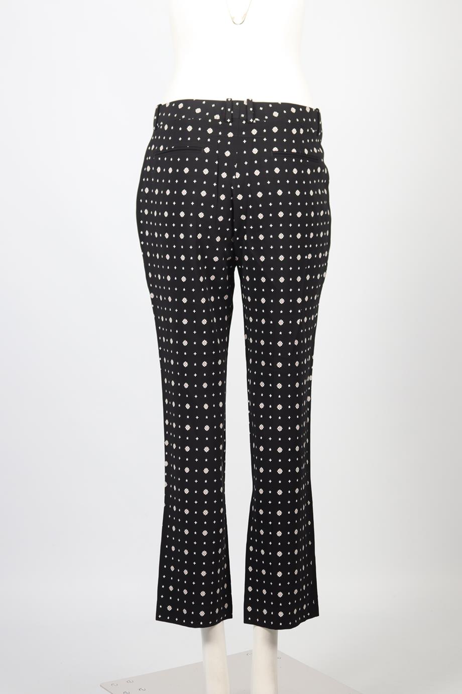 GIVENCHY MID RISE CREPE STRAIGHT LEG PANTS FR 40 UK 12