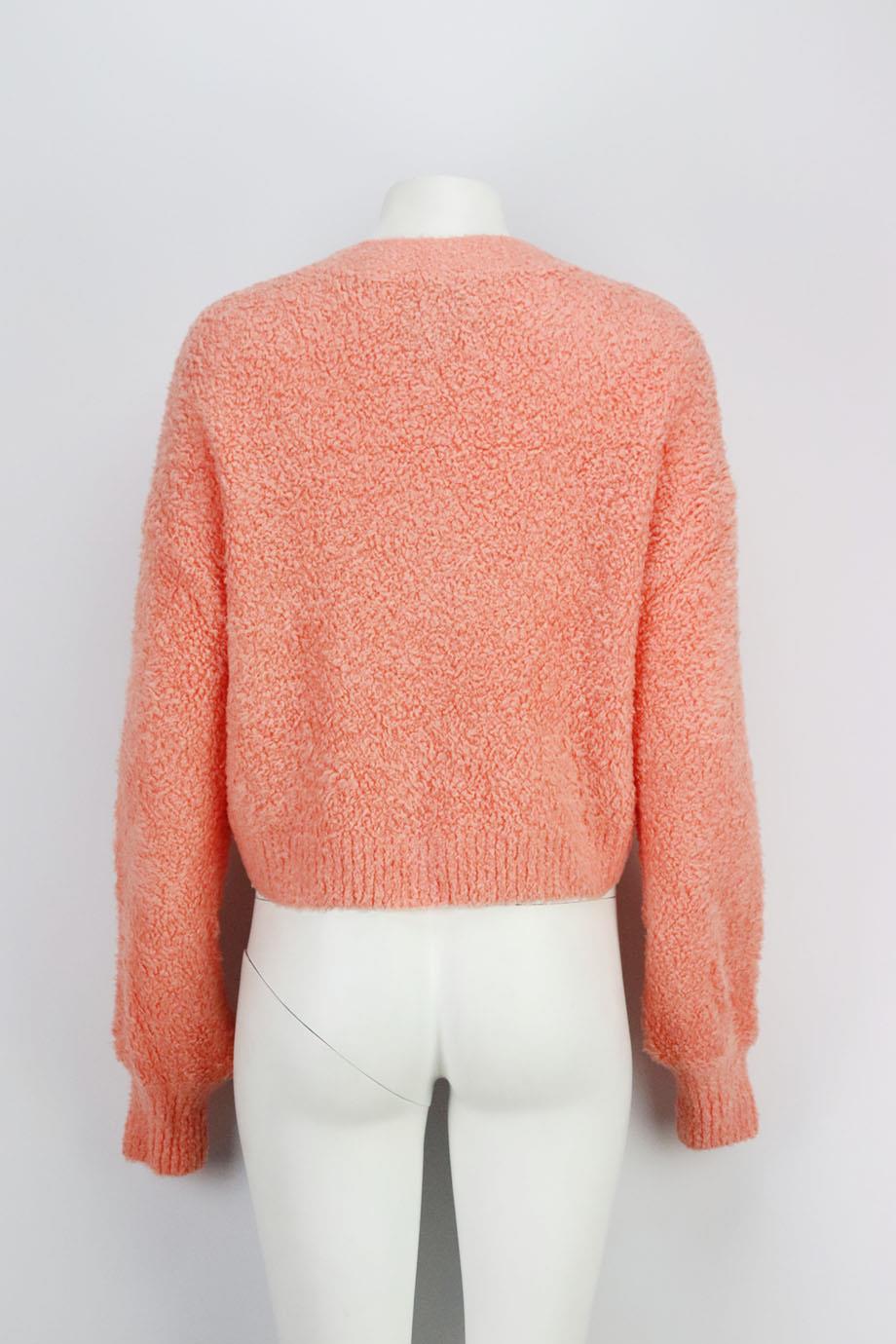LE ORE COZY BOUCLÉ CARDIGAN SMALL