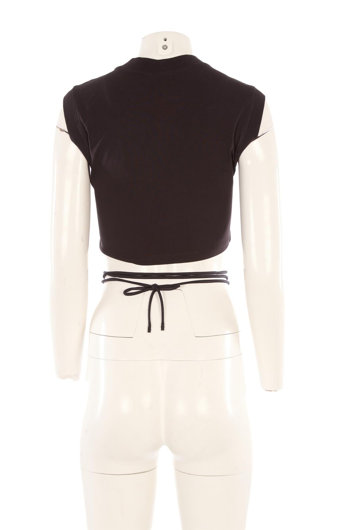 VERSACE JEANS COUTURE BLACK COTTON TOP LARGE