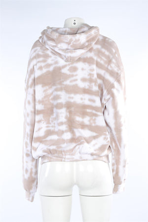 AVIATOR NATION BEIGE COTTON HOODIE MEDIUM