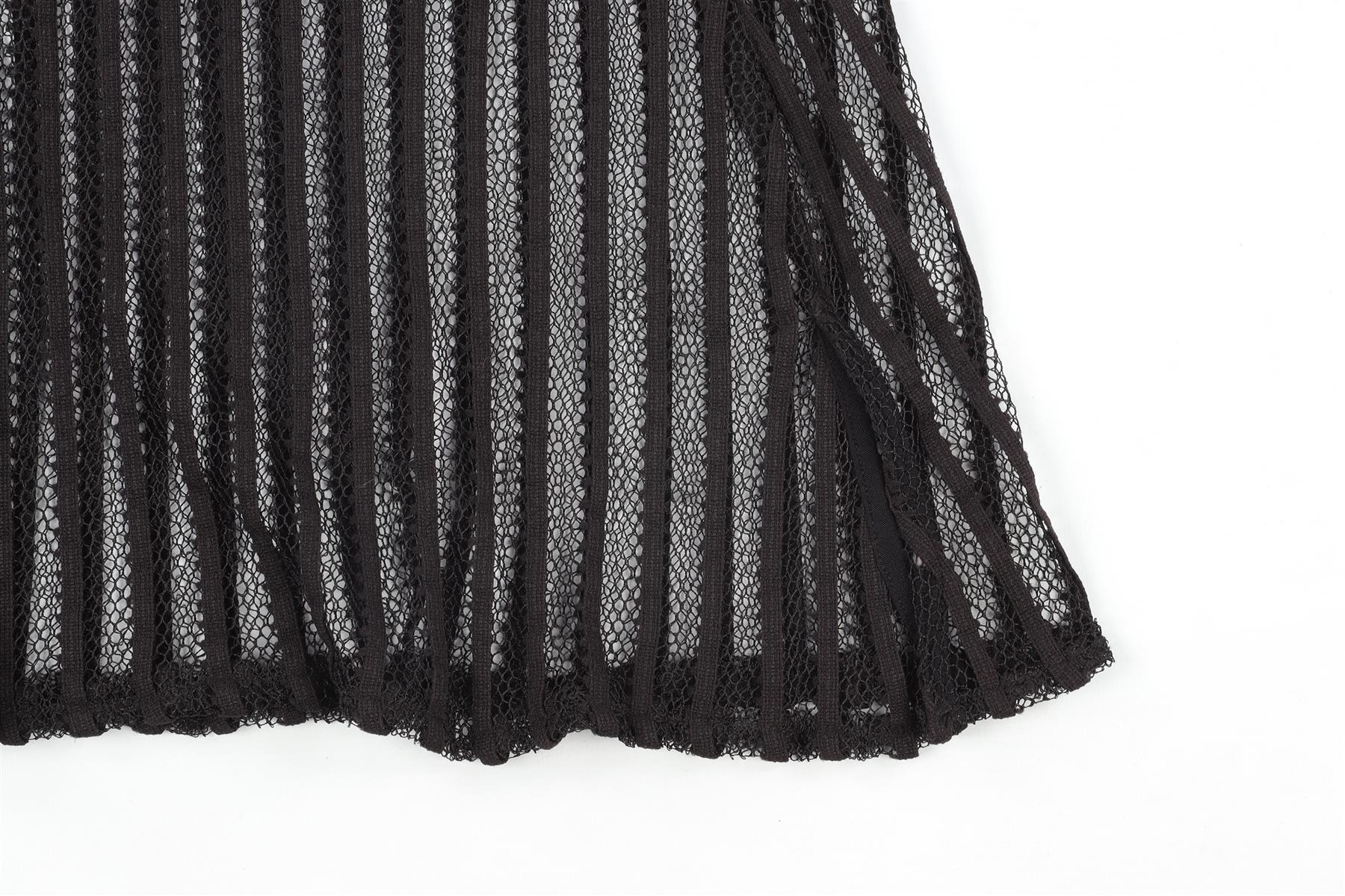 JADE SWIM BLACK CROCHET TOP UK 6