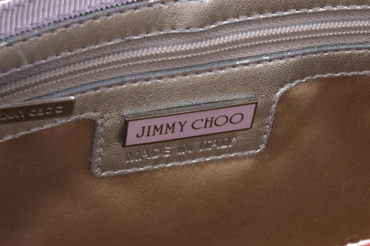 JIMMY CHOO MULTI DAPHNE LEATHER CLUTCH