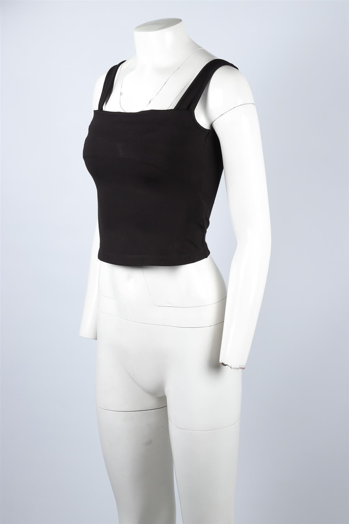 MIAOU BLACK JERSEY TOP XSMALL