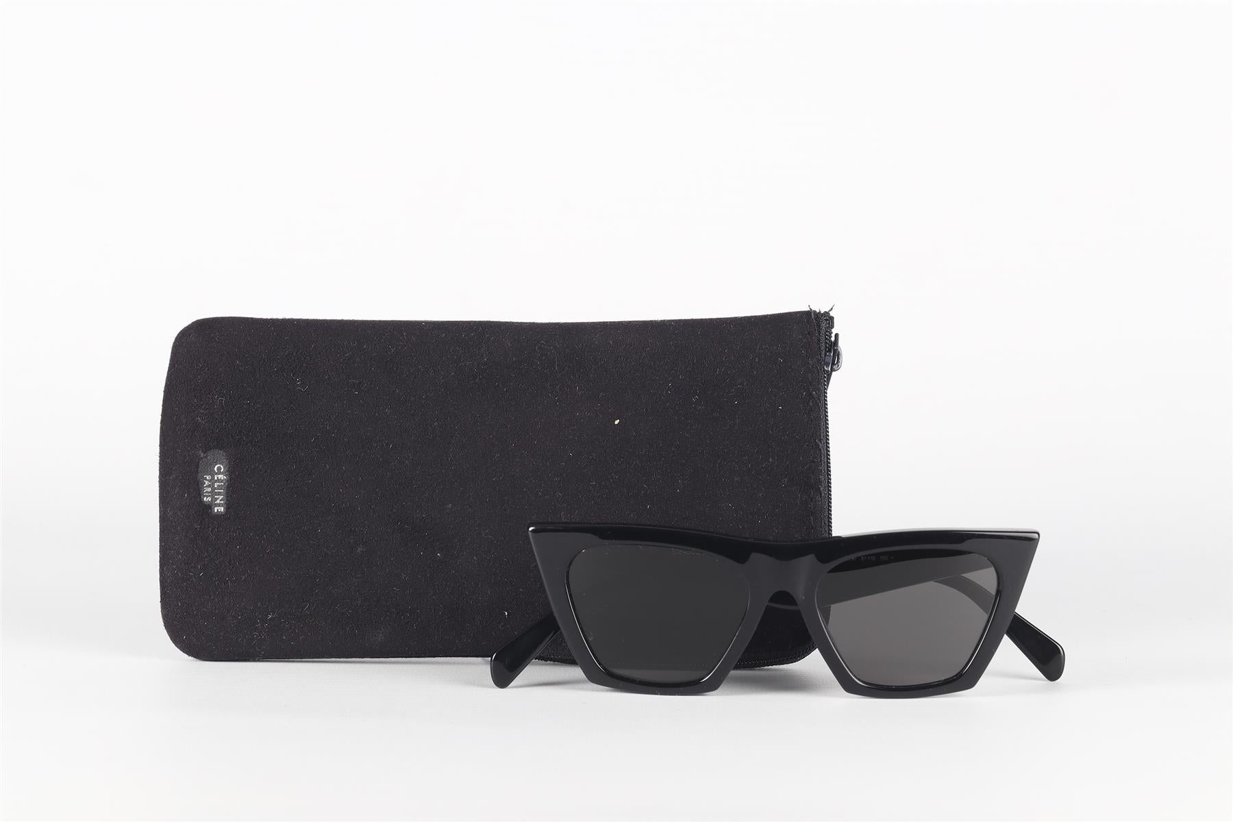 CELINE BLACK EDGE ACETATE SUNGLASSES