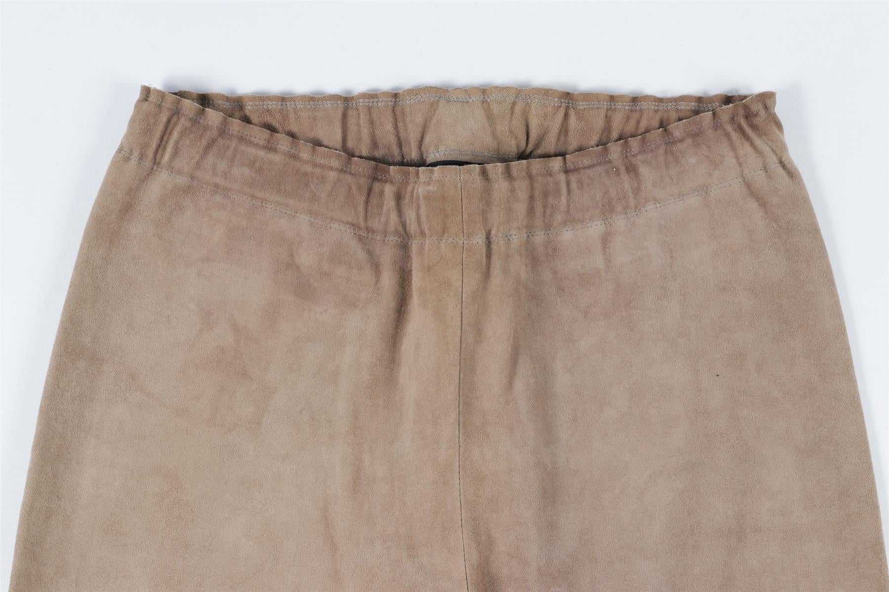 STOULS TAUPE SUEDE LEGGINGS XSMALL