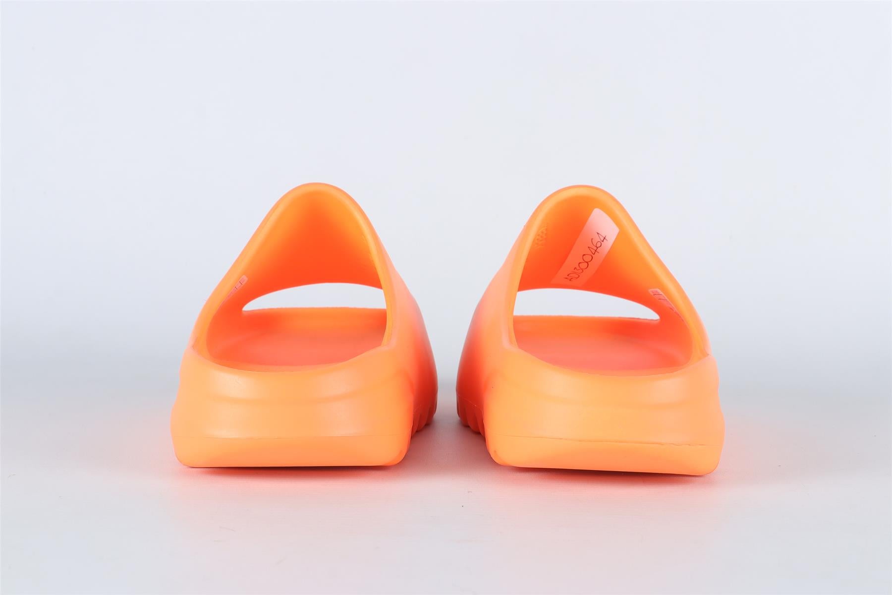 ADIDAS YEEZY ORANGE KIDS GIRLS RUBBER SLIDES EU 33 UK 1 US 1