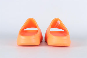 ADIDAS YEEZY ORANGE KIDS GIRLS RUBBER SLIDES EU 33 UK 1 US 1