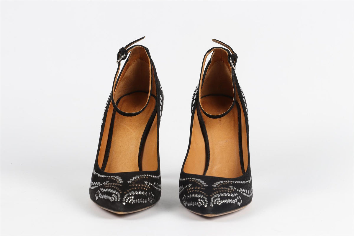 ISABEL MARANT BLACK SUEDE PUMPS EU 39 UK 6 US 9