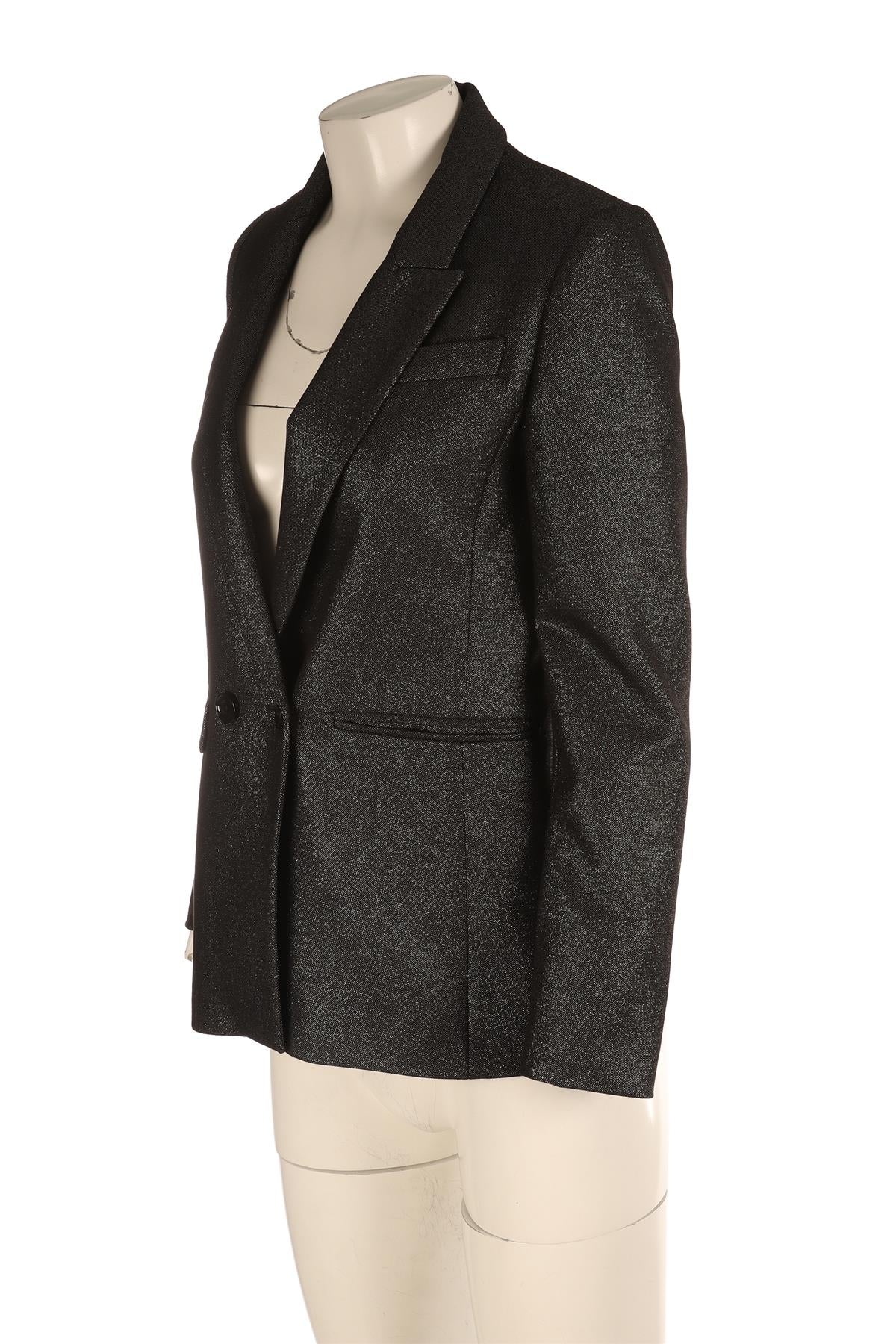 ME + EM GREY WOVEN JACKET UK 6