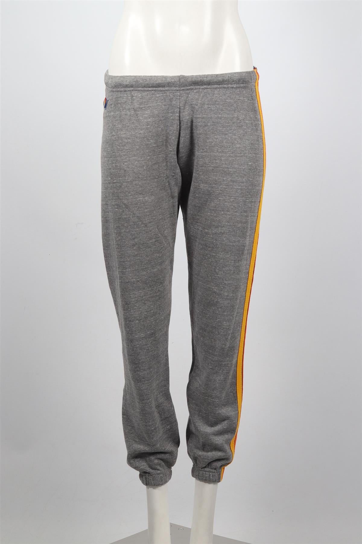 AVIATOR NATION COTTON BLEND TRACK PANTS SMALL