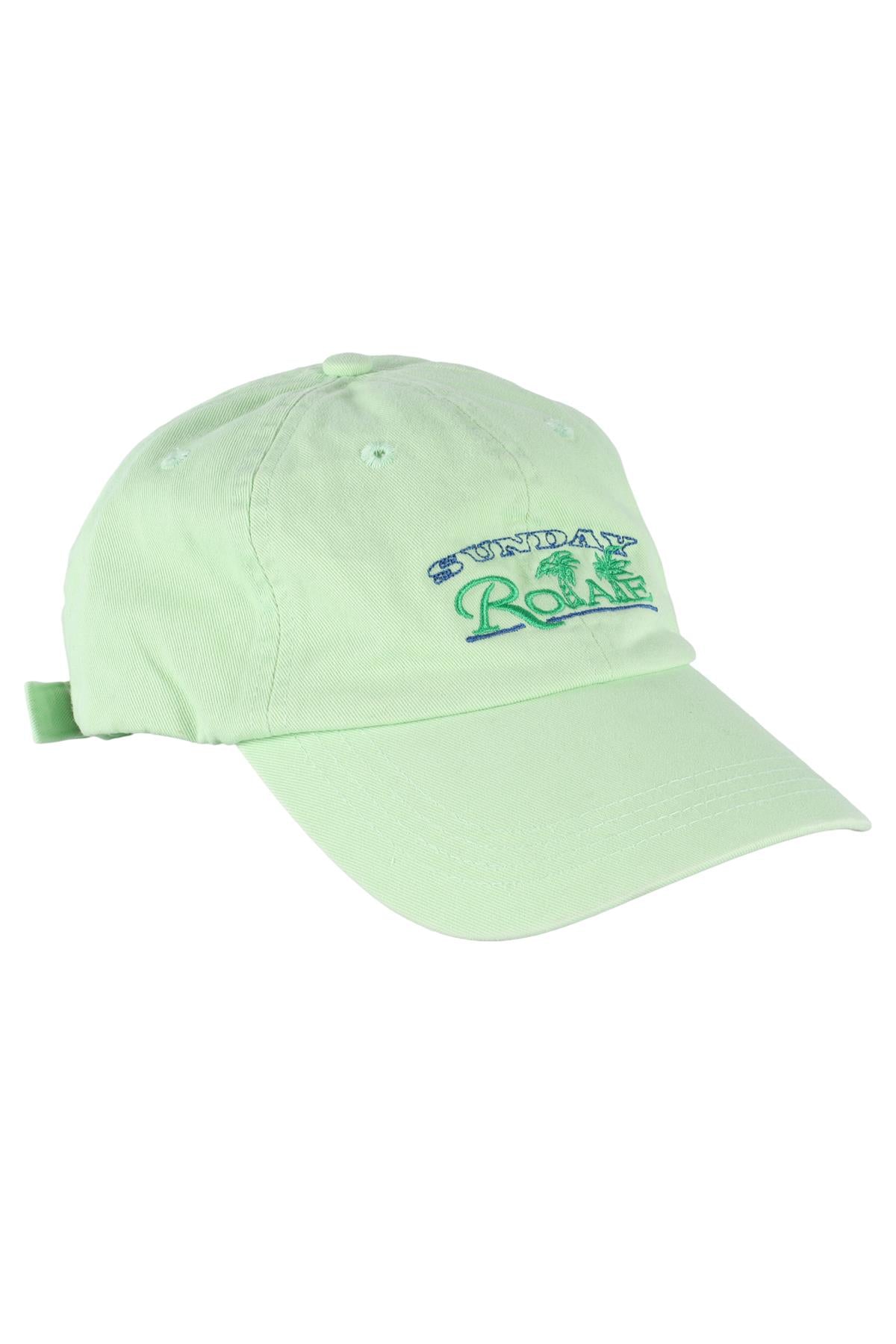 ROTATE BIRGER CHRISTENSEN GREEN COTTON BASEBALL CAP ONE SIZE