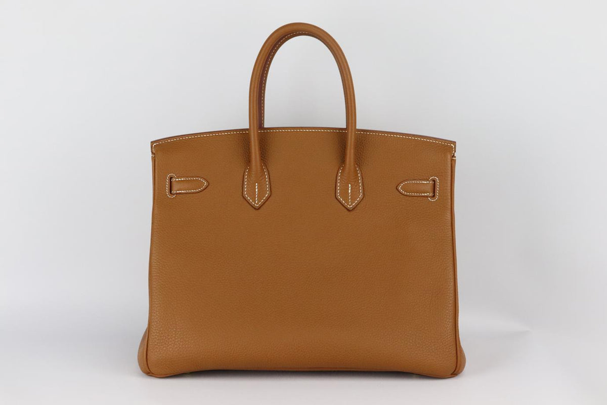 HERMÈS 2012 BIRKIN 35CM VEAU TOGO LEATHER BAG