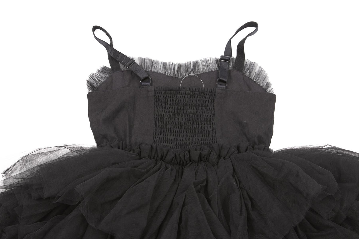 TUTU DU MONDE BLACK KIDS GIRLS DRESS 6-7 YEARS