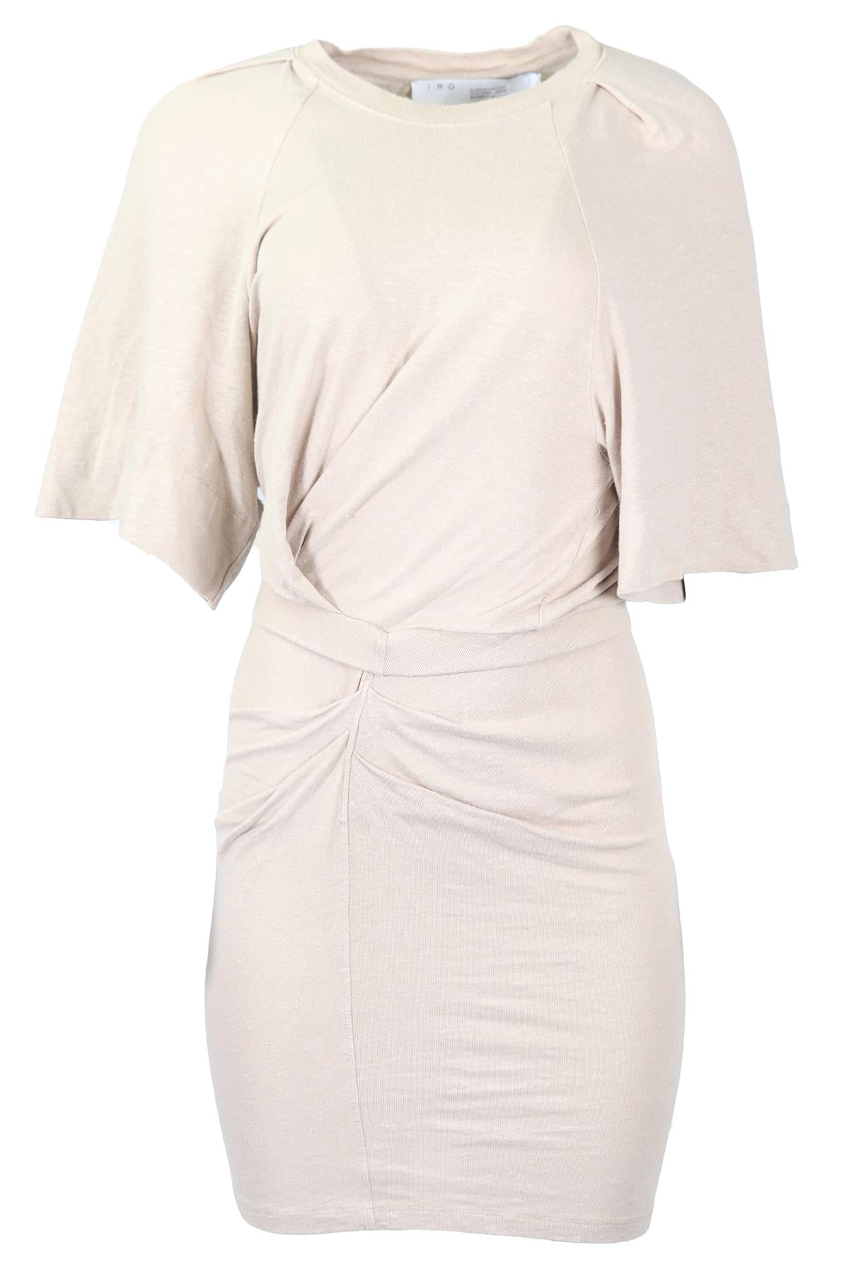IRO LINEN MINI DRESS XSMALL