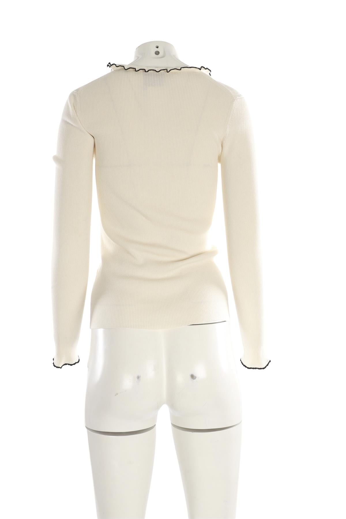 ISABEL MARANT CREAM COTTON CARDIGAN FR 38 UK 10