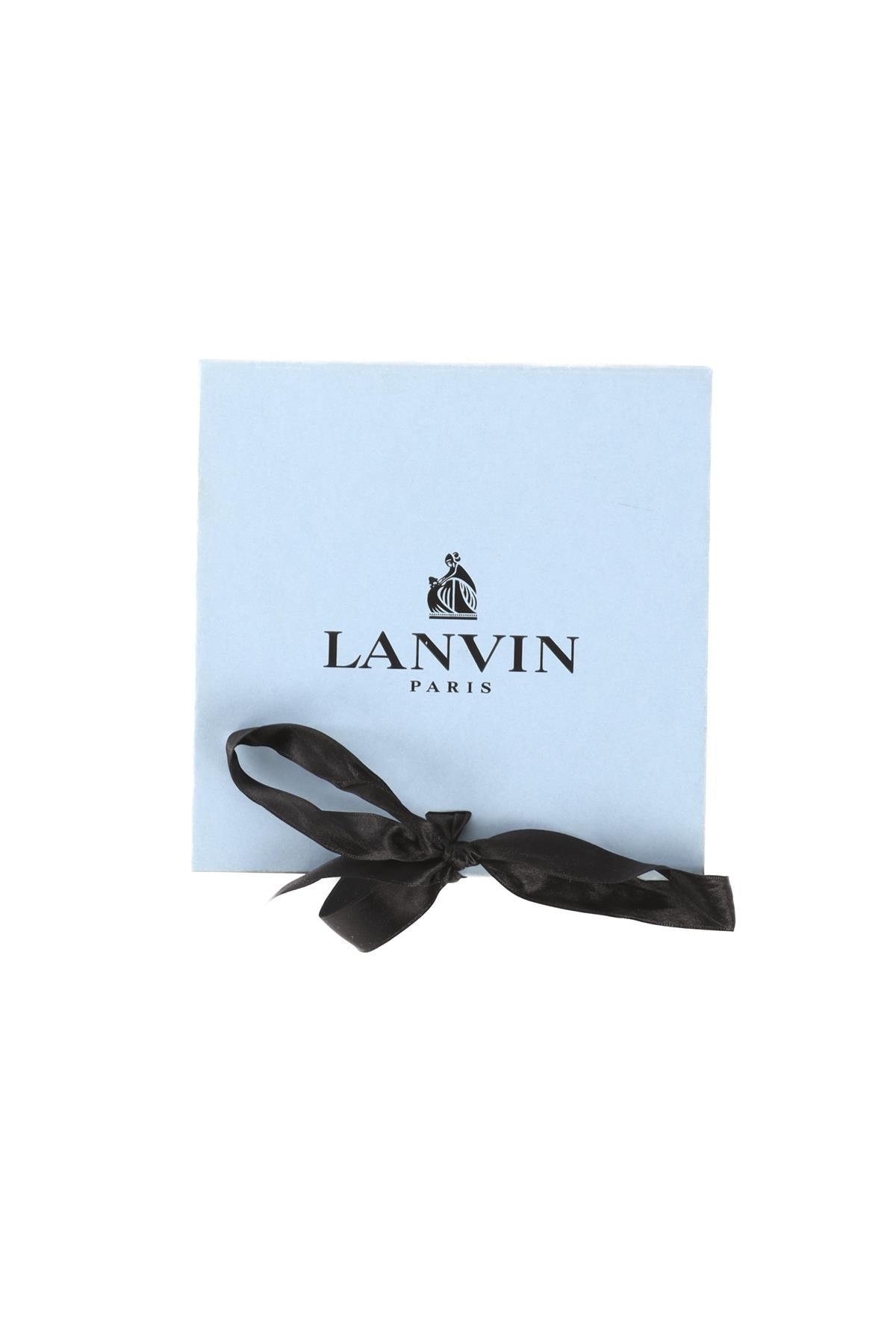 LANVIN GREY CRYSTAL AND CHAIN WAIST BELT