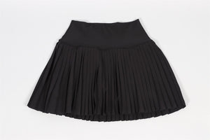 ALO YOGA BLACK TENNIS SKIRT XSMALL