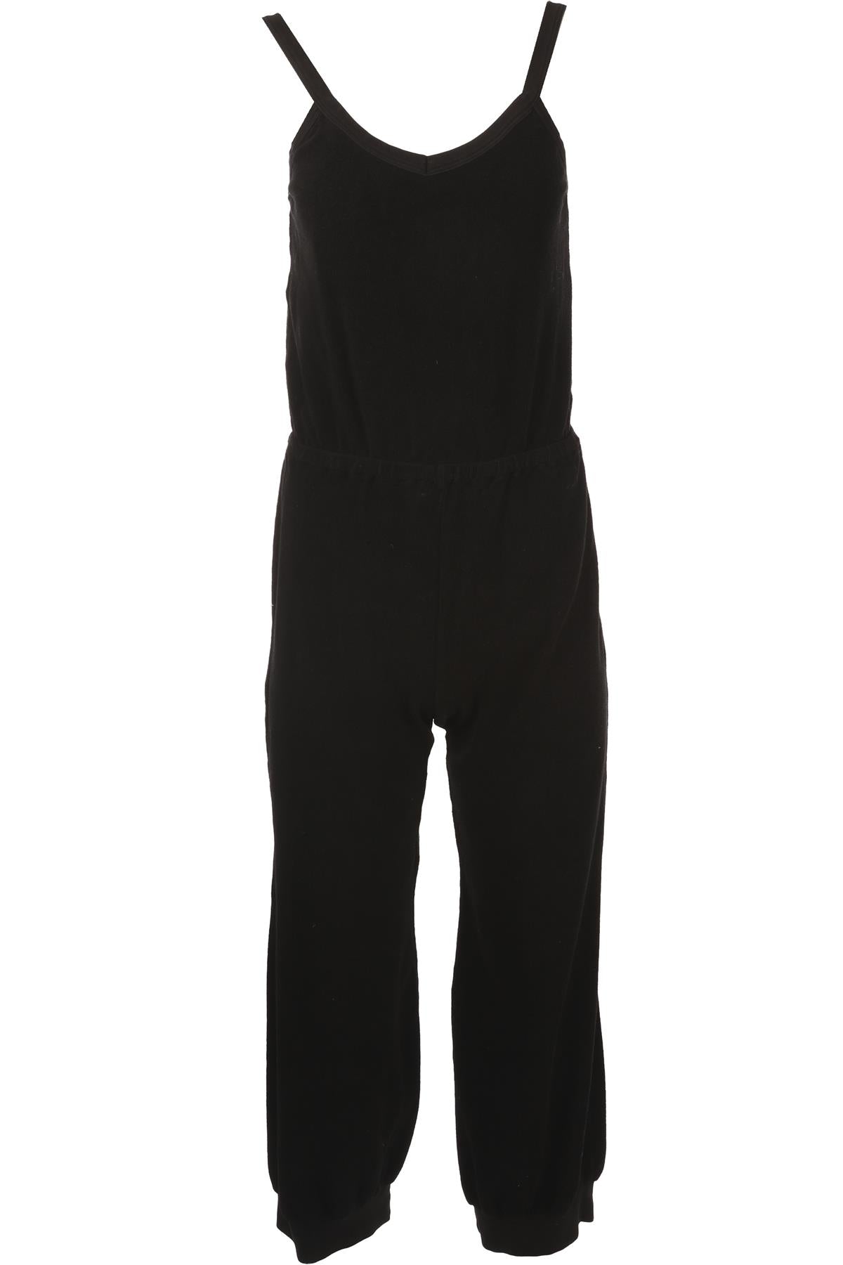 BLACK COTTON JUMPSUIT