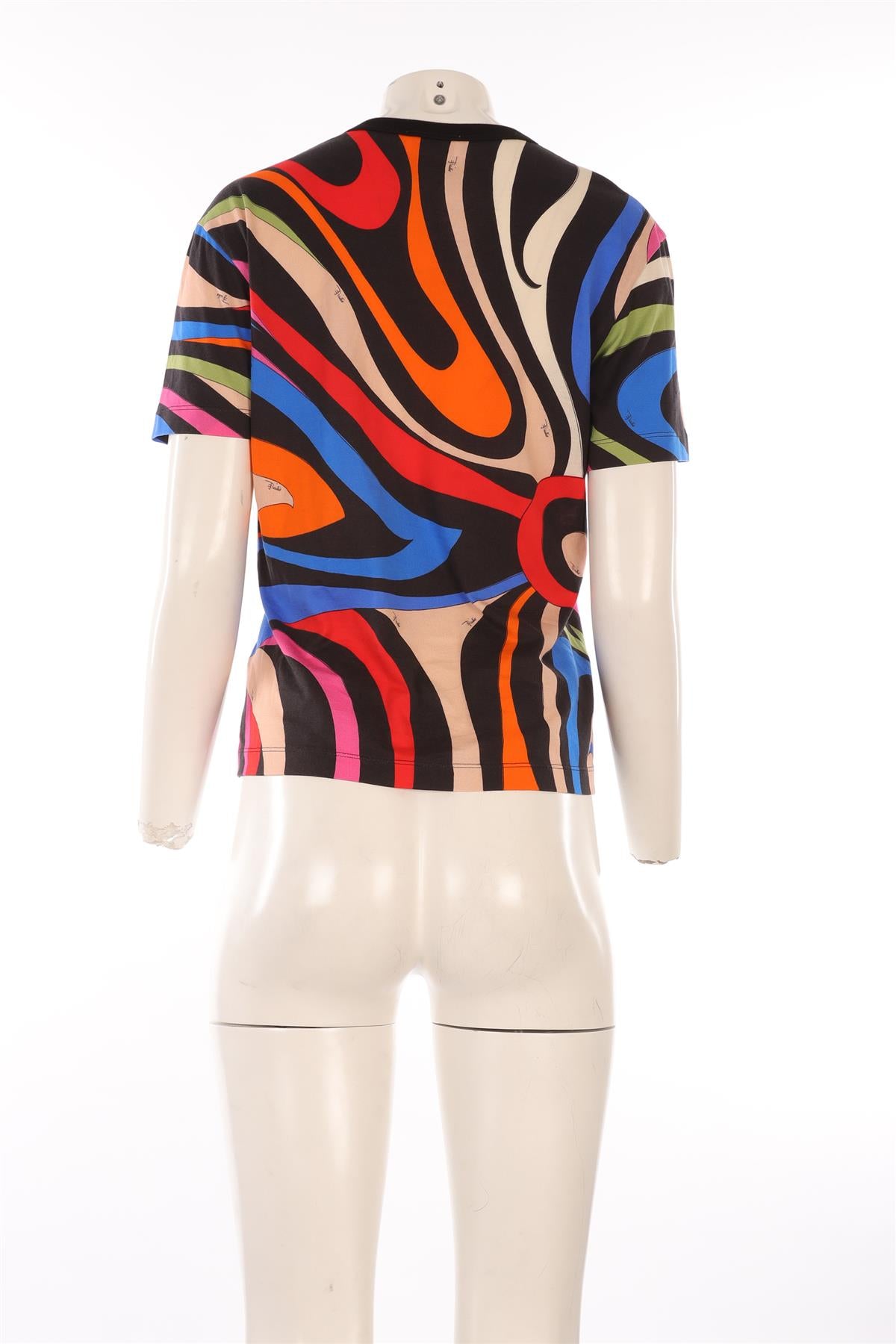 PUCCI MULTI COTTON T-SHIRT MEDIUM
