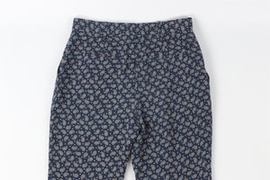 JOSEPH BLUE SILK STRAIGHT LEG PANTS FR 34 UK 6