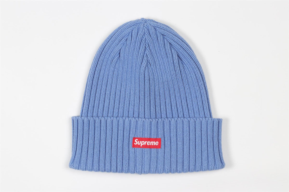 SUPREME BLUE WOOL BEANIE ONE SIZE