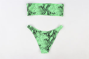 TRIANGLE GREEN BIKINI MEDIUM