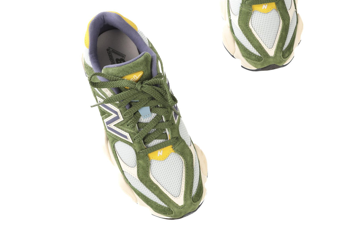 NEW BALANCE MULTI 9060 DARK ALPINE GREEN FROSTED GLASS SNEAKERS EU 39.5 UK 6 US 8
