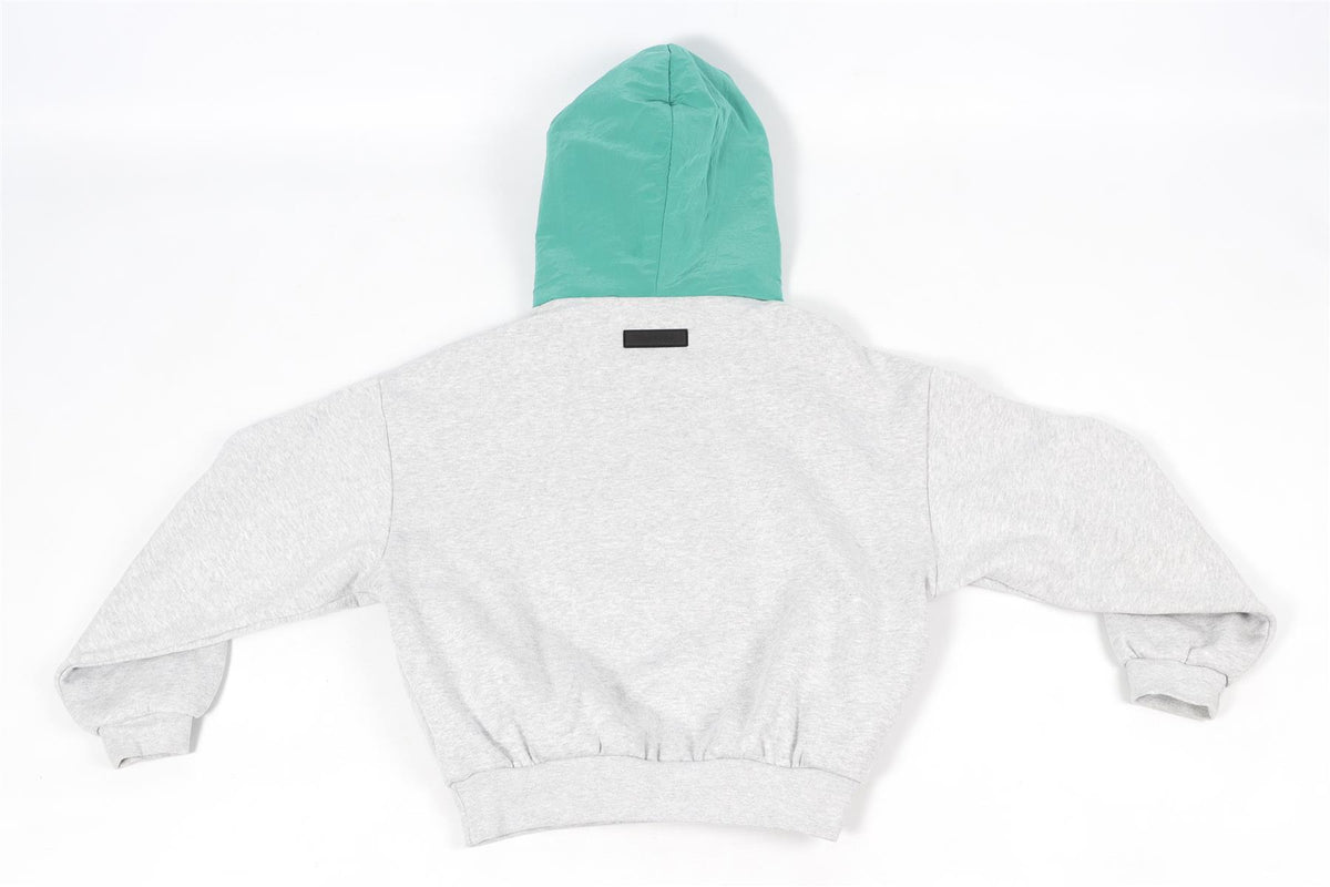 FEAR OF GOD GREY KIDS BOYS COTTON HOODIE 8 YEARS