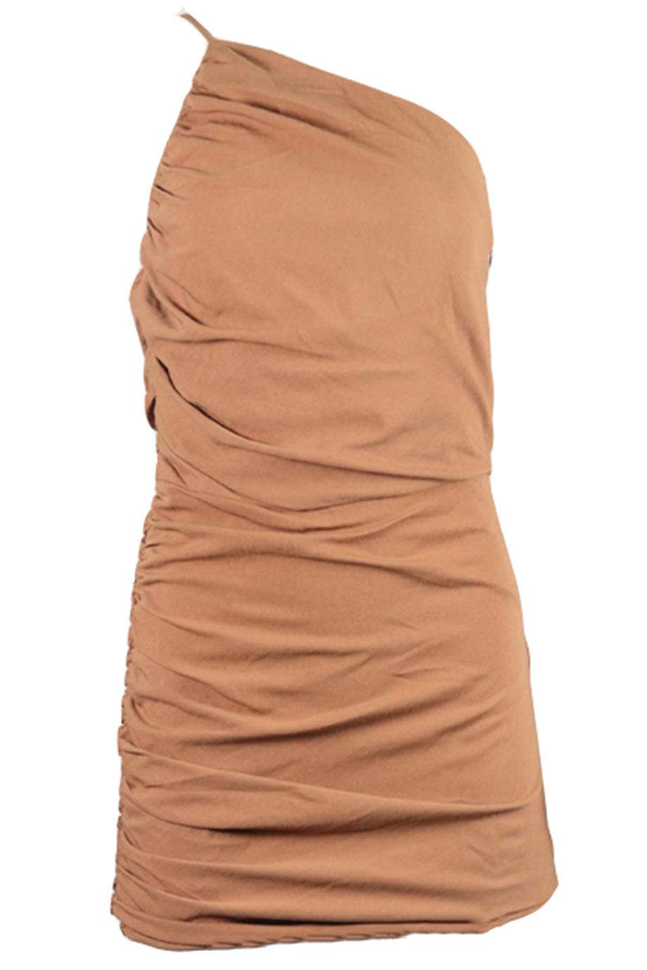 THE SEI ONE SHOULDER WOVEN MINI DRESS US 4 UK 8