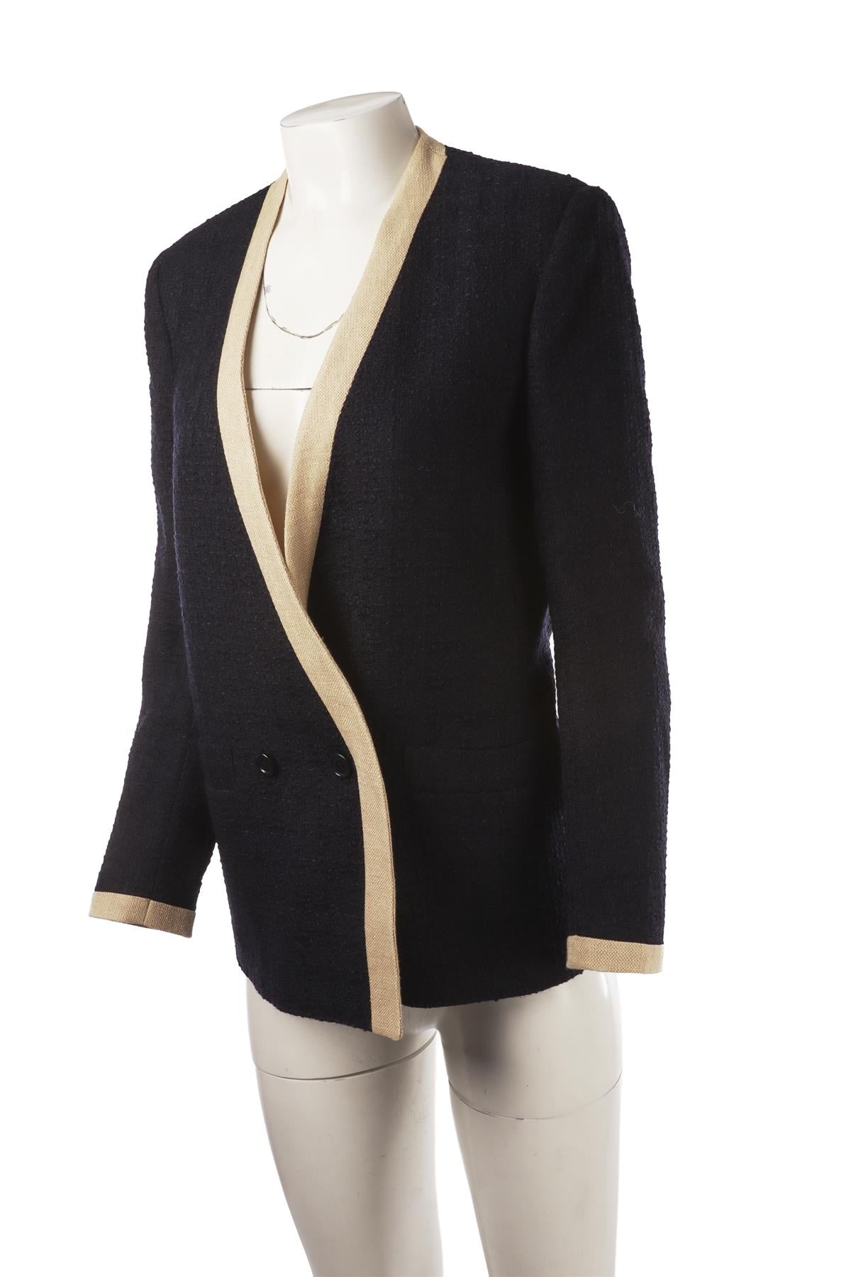 NAVY WOOL BLAZER
