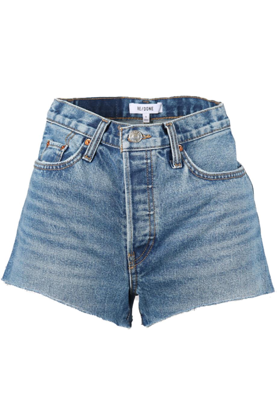 RE/DONE HIGH RISE DENIM SHORTS W25 UK 6-8