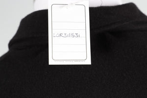 LORO PIANA BLACK MEN'S CASHMERE POLO SHIRT IT 56