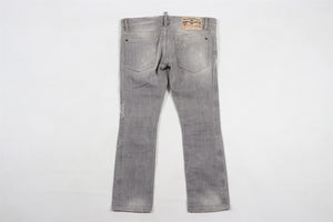 DSQUARED2 GREY LOW RISE SKINNY JEANS IT 40 UK 8