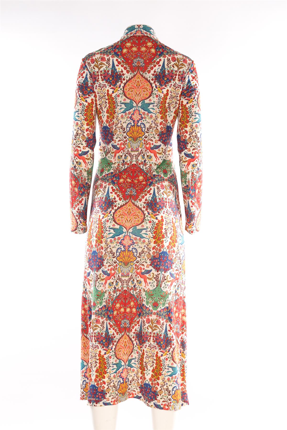 ETRO MULTI JERSEY MIDI DRESS IT 40 UK 8