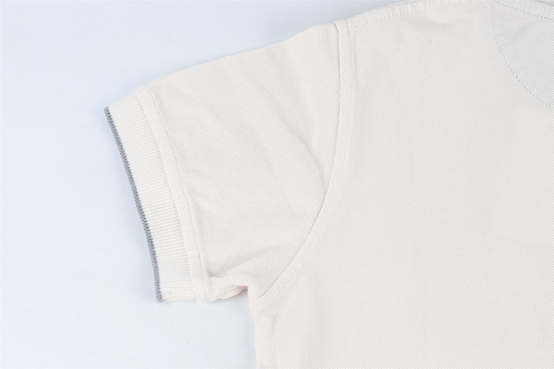 BRUNELLO CUCINELLI CREAM KIDS BOYS POLO SHIRT 6 YEARS