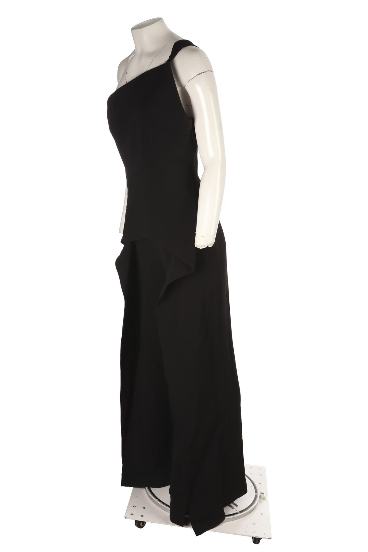 BLACK CREPE JUMPSUIT
