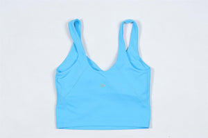 LULULEMON BLUE SPORTS BRA US 4 UK 8