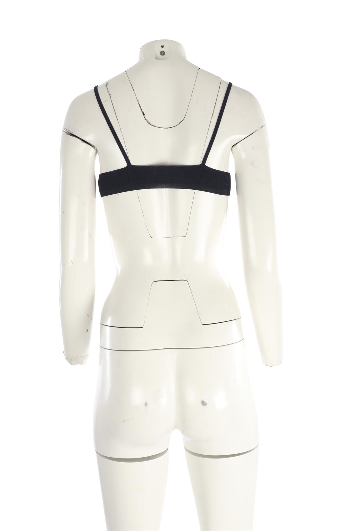 JACQUEMUS NAVY KNIT TOP MEDIUM